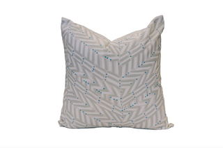'V Dot, Icy' Pillow