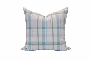 'Plaid, Neutral' Pillow