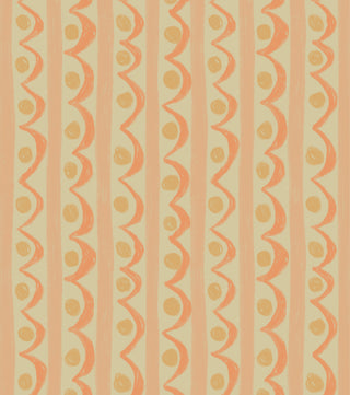 'Graphic Waves, Sunset' Fabric