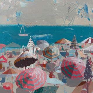 "Holiday Beach II", 10"x10"