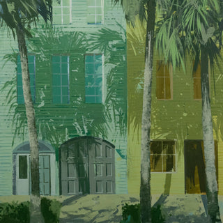 Lime and Lemon Shadows, 36"x48"