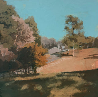 "Gray Rock Pasture", 8"x8"