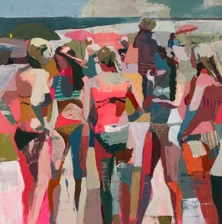 Beach Pow Wow, 18"x18