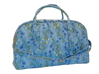 *New* Duffel Bag," Floating Vine, Dusk Blue"