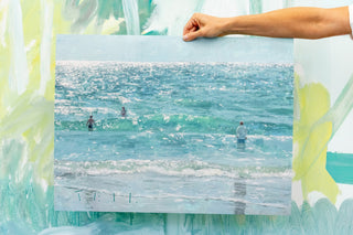 *New* "Emerald Glimmer" Print, 24"x 18"