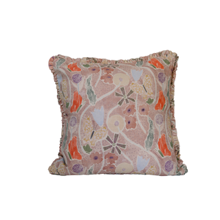 *New* 'Garden Party, Caramel' Ruffle Pillow