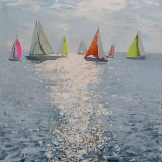 Glistening Sails, 36"x48"