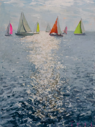 Glistening Sails, 36"x48"