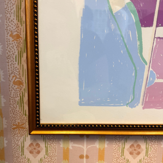 "Magenta Muse" Framed Print, 19.3"x 25.3"