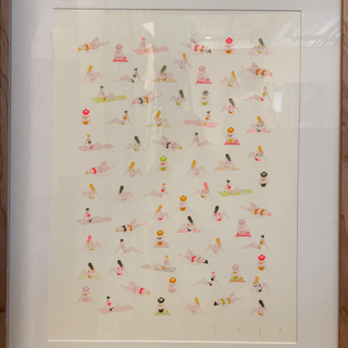 "Beach Babes"Framed Print, 25" x 31"