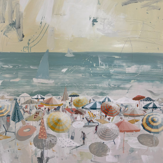 Mellow Yellow Coast, 36"x48"