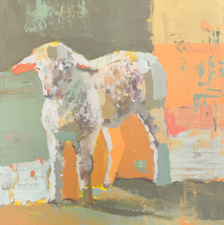 Lamb Aglow, 10"x10"