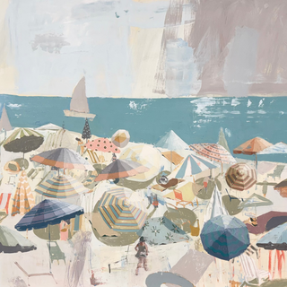Lemon Twist Beach, 48"x36"