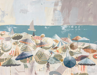 Lemon Twist Beach, 48"x36"