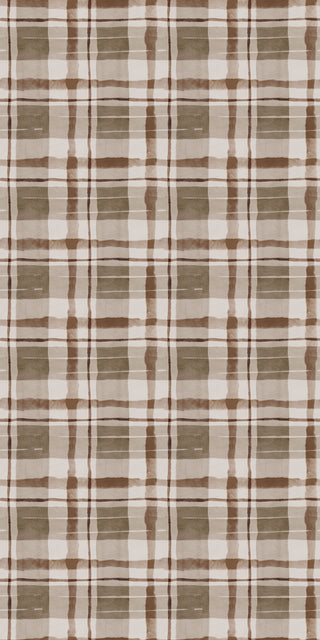 *New* 'Painterly Plaid, Cedar' Wallpaper