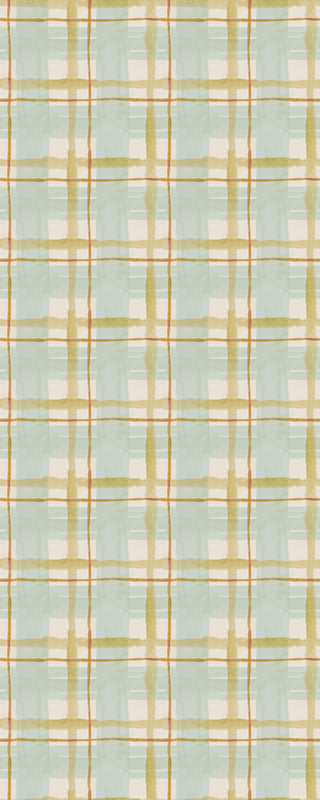 *New* 'Painterly Plaid, Mint' Wallpaper