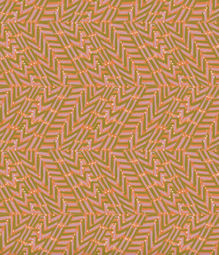'V Dot, Autumn' Fabric