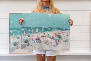 *New* "Speckled Sea" Print, 24"x 18"