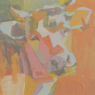 Sunrise Cattle, 4"x6"
