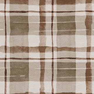 *New* 'Painterly Plaid, Cedar' Wallpaper