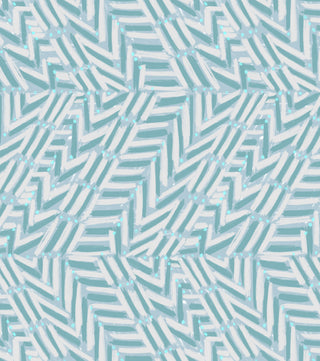 'V Dot, Ocean' Grasscloth Wallpaper