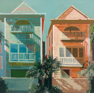 Twin Getaways, 18"x18"