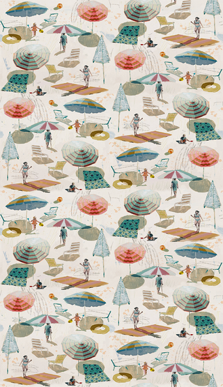 *New* 'Umbrella Blooms' Wallpaper