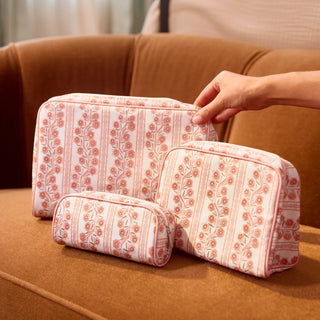 Teil x Weezie Patterned Toiletry Bag Trio (3 pieces)