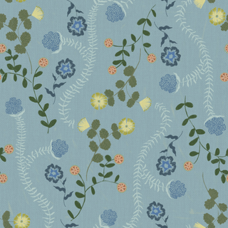*New* 'Floating Vine, Dusk Blue' Fabric