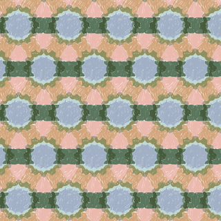 *New* 'Kaleidoscope, Coral' Wallpaper