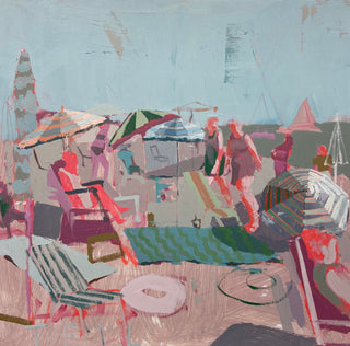 Juno Beach Study VII, 20"x20"