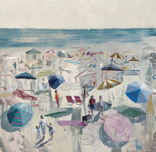Beach Day with GiGi, 48"x48"