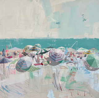Colored Shore, 48"x48"