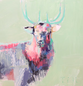 Winter Buck, 36x36