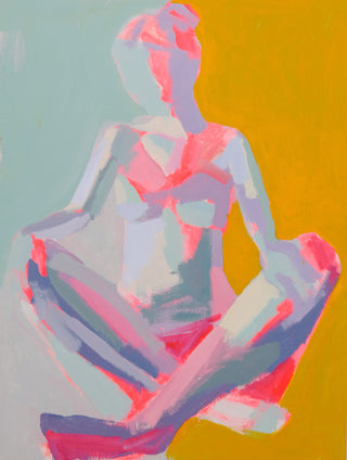 Neon Sit, 18x24