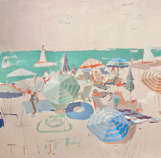 Juno Beach Study VI, 20"x20"