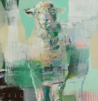 Emerald Coat, 36"x36"