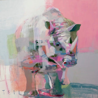 Pink Point, 36"x36"