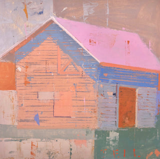 Barn Study XI, 12"x12"