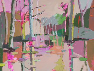 Pink Cypress, 11" x 14"