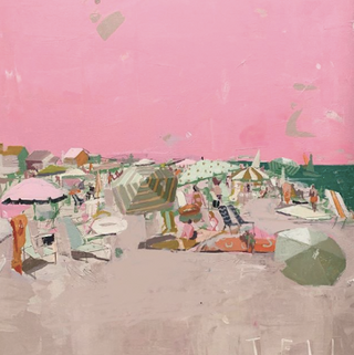 Watermelon Beach, 24"x24"
