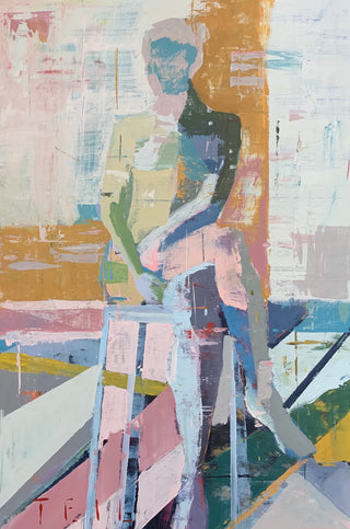 Winter Figure VIII, 20"x30" framed