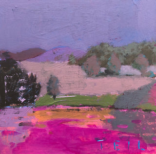 Lavender Lake, 8"x8"
