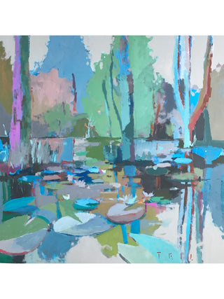 Resting Lilies, 24"x24"